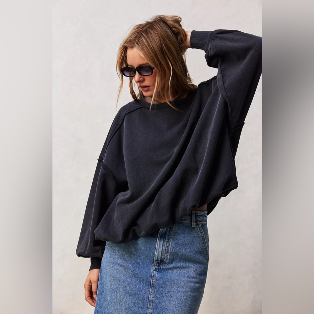 NWT Free People We The Free Bubble Up Pullover XS